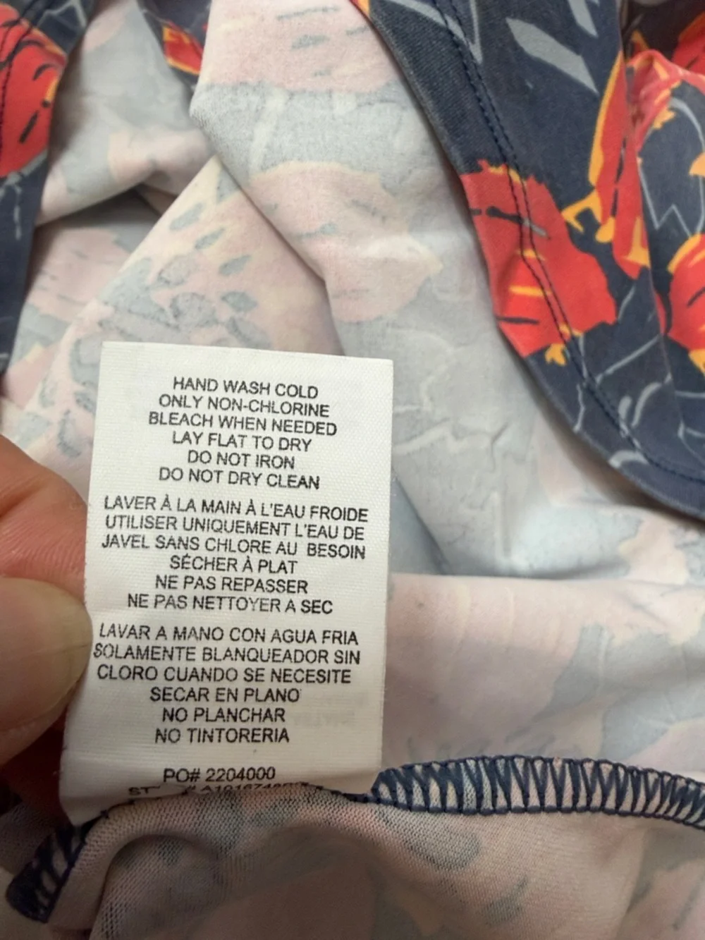 Hang Ten 91% polyamide pocket